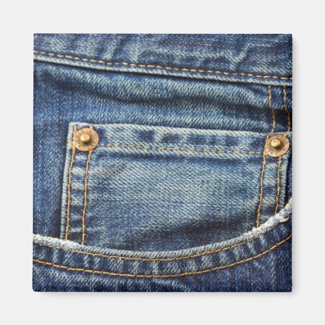 Denim - Blue Jean Pocket Magnet (Front)