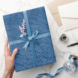 Denim Blue Jeans  Wrapping Paper