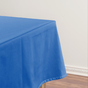 Denim Blue Solid Colour Classic Elegant Tablecloth