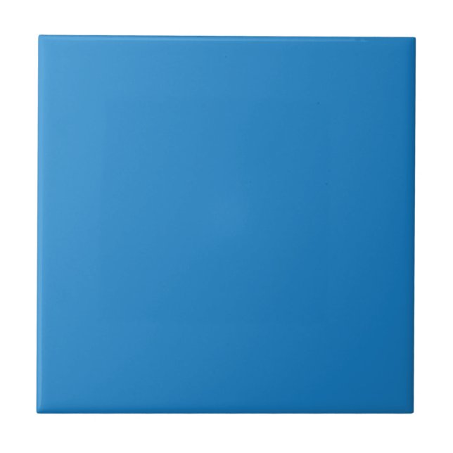 Denim Blue Solid Colour Tile (Front)