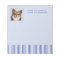 Denim Blue Stripes with Name and Photo Insert