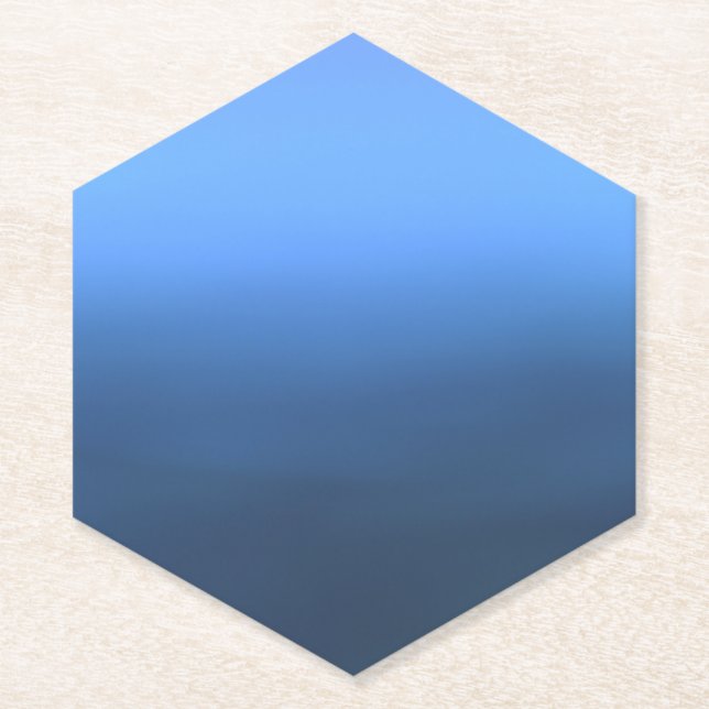 Denim Blues Paper Coaster (Front)