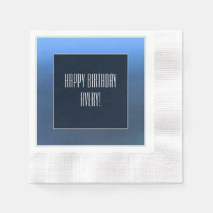 Denim Blues Paper Napkin