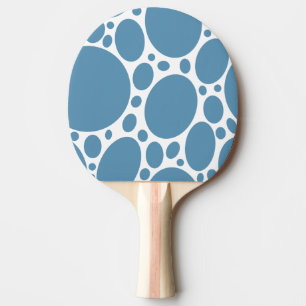 Denim Bule Bubbles Ping Pong Paddle