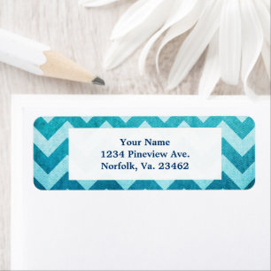 Denim Chevron by Shirley Taylor