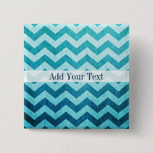 Denim Chevron by Shirley Taylor 15 Cm Square Badge