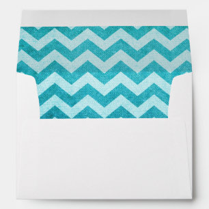 Denim Chevron by Shirley Taylor Envelopes