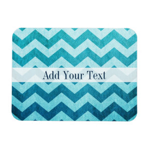 Denim Chevron by Shirley Taylor Magnet