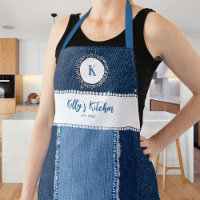 Denim Diamonds Blue Country Custom Monogram Gift
