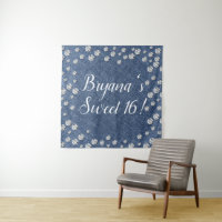 Denim & Diamonds Blue Jean Birthday Party Backdrop