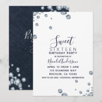 Denim & Diamonds Denim Birthday Sweet 16 Party