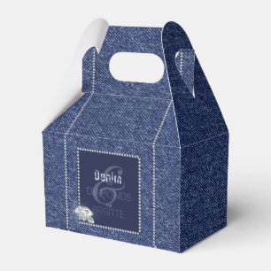 Denim & Diamonds Favour Box