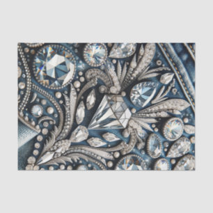 Denim & Diamonds Gemstone Bling Jean  Tissue Paper