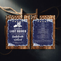 Denim Diamonds Last Rodeo Rustic Chic Bachelorette