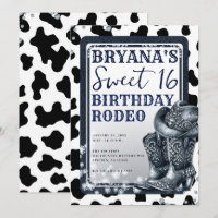 Denim & Diamonds Western Glam Cowgirl Sweet 16