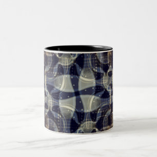 Denim Guitar Abstract Art Mug