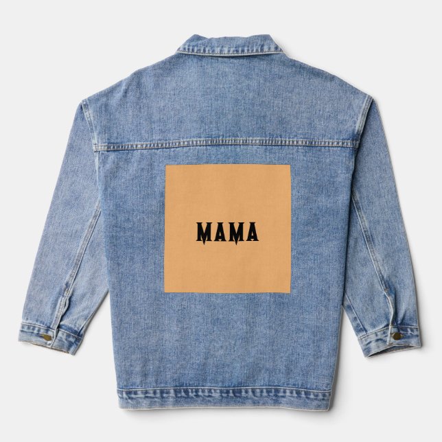Denim Jacket 2024 for Mama (Back)