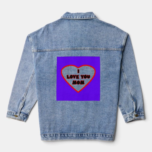 Denim Jacket by jGibney The MUSEUM Zazzle (Back)