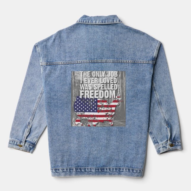 Denim Jacket – Freedom Job (Back)