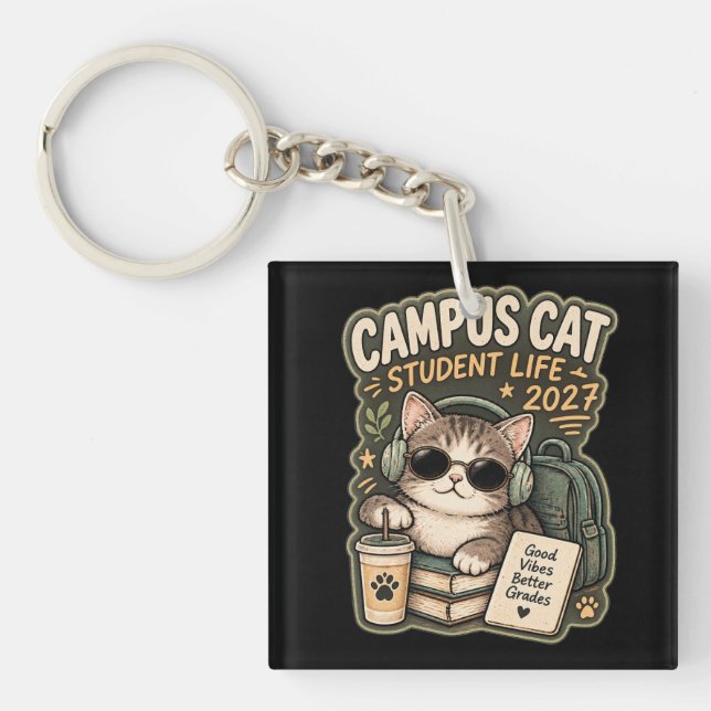 Denim Jacket Key Ring (Front)