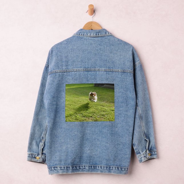 Denim Jacket with Sheltie image (Hangar)