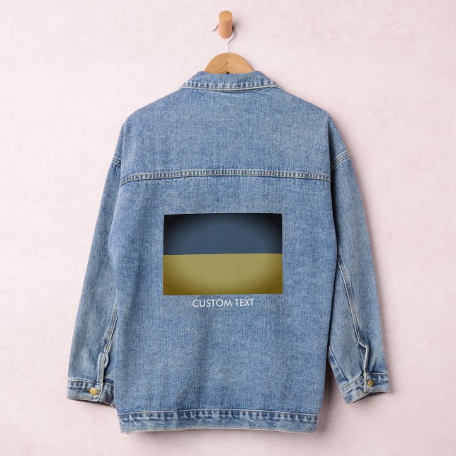Denim jeans jacket with Ukraine flag (Hangar)