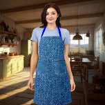 Denim Jeans Look Pockets Fun Apron<br><div class="desc">This design may be personalised by choosing the customise option to add text or make other changes. If this product has the option to transfer the design to another item, please make sure to adjust the design to fit if needed. Contact me at colorflowcreations@gmail.com if you wish to have this...</div>