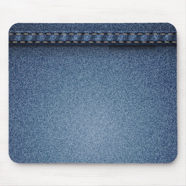 Denim Jeans Mouse Mat (Front)
