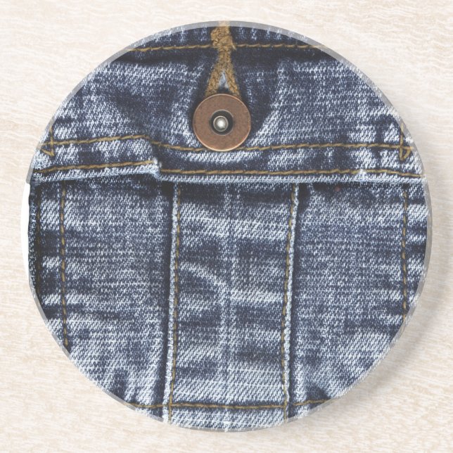 Denim Jeans Pocket Coaster (Front)