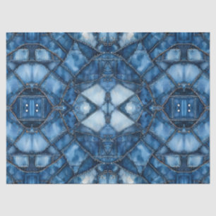 Denim Patchwork Pattern - Olivia Tissue Paper