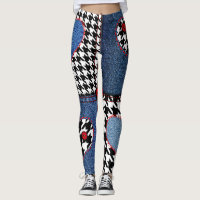 Denim Patchwork: Seamless Fabric Pattern