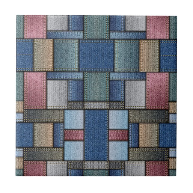 Denim Pattern Tile (Front)