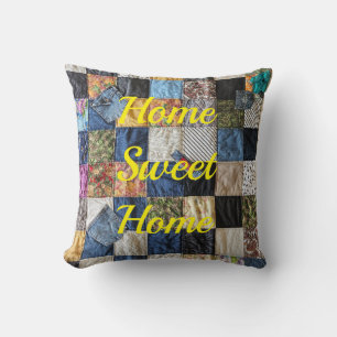 Denim Pocket Quilt Cushion