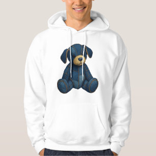 Denim Puppy Dog Art Funny Dog Denim funny tshirt