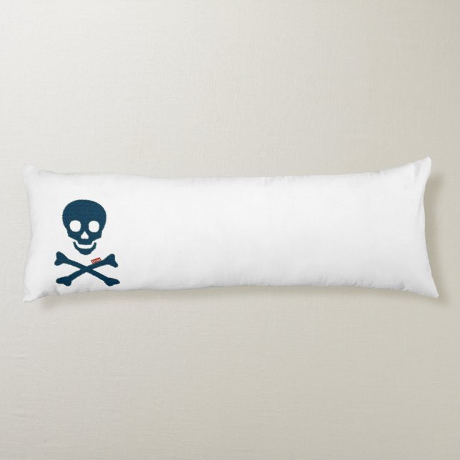 Denim Skull Body Cushion (Back)