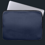 Denim Solid Plain Color Laptop Sleeve<br><div class="desc">Denim
#131e3a
Design Note: For custom requests, message me at daed.halabi@gmail.com. 😊</div>