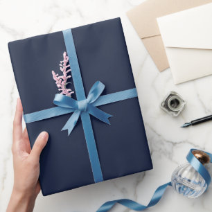 Denim Solid Plain Colour Wrapping Paper