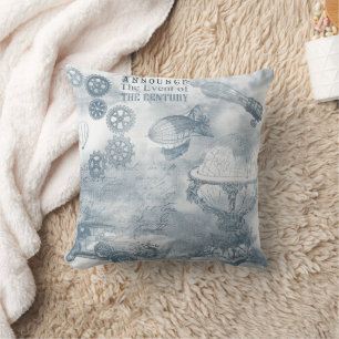 Denim Steampunk Cushion