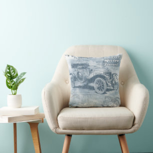 Denim Steampunk Cushion