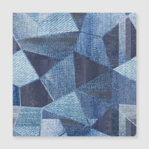 Denim Urban: Distressed Striped Patchwork.