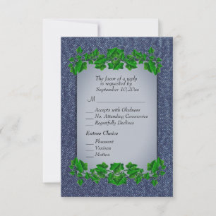 Denim Vines RSVP w Menu