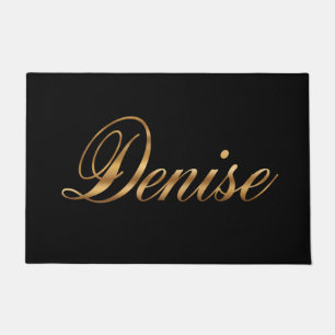 Denise gold Design Lettering Türmatte Doormat