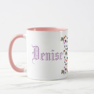 Denise, Name Logo With Australian Wildlife, Mug