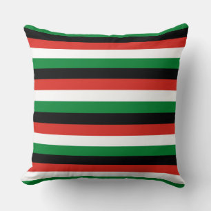 Denison city Texas flag stripes USA america patter Cushion