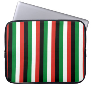 Denison city Texas flag stripes USA america patter Laptop Sleeve