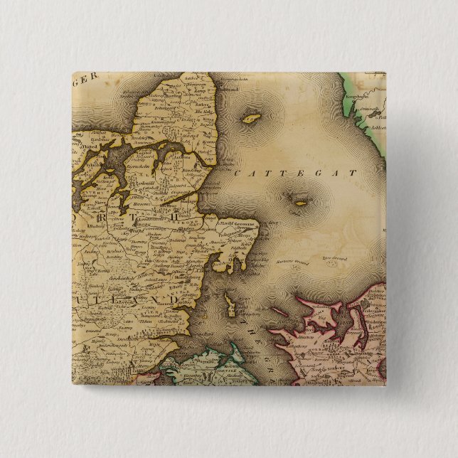 Denmark 2 15 cm square badge (Front)