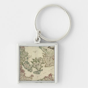 Denmark 3 key ring