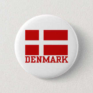 Denmark 6 Cm Round Badge