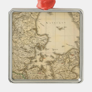 Denmark 7 metal tree decoration