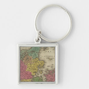 Denmark 9 key ring